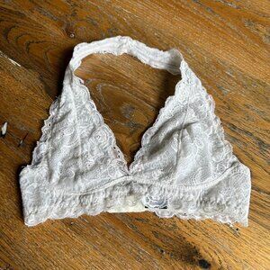 Free Press Ivory Lace Bralette Size S